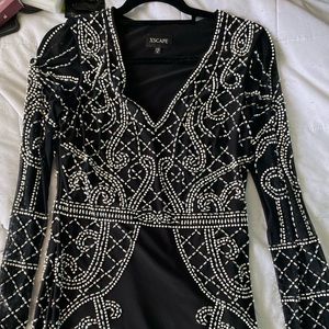 XSCAPE Embellished Dress